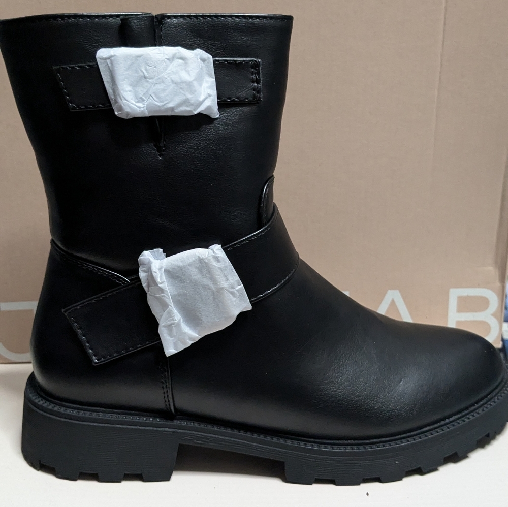 JustFab Demi Buckle Booties